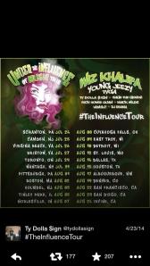 Under the Influence Tour!!